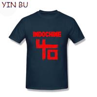 MenS Indochine Pop Rock New Wave French Band T Shirt Short Sleeve Male Cotton Tshirt Tee Shirt Plus Size Black Top Tee 3Xl S-4XL-5XL-6XL