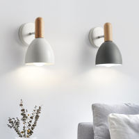 Wall Lamp Light Interior External Sconces The Living Room For Home Lighting Nordic Vintage Wood Bed Or Corridor With Wire Lamp