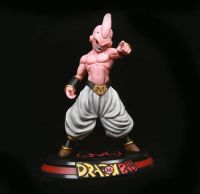 ภาพอนิเมะ2021ใหม่แฟชั่นอินเทรนด์เสื้อผ้าแฟชั่นแบรนด์ Buu GK Majin Buu ตุ๊กตายืนรูปโมเดลในกล่อง