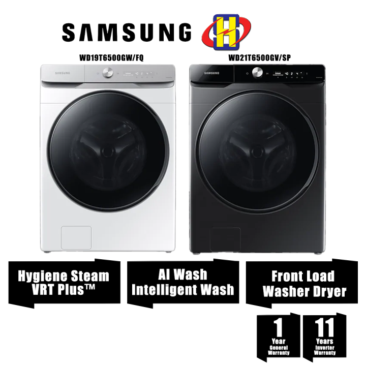Samsung Washer Dryer (21KG/12KG & 19KG/11KG) Inverter VRT Plus™ Front