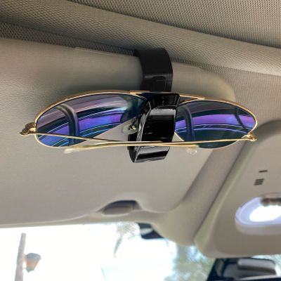 Klip Tempat Kacamata Mobil untuk Audi BMW Auto Pengatur Interior Aksesori Tempat Kacamata Mobil Bingkai Kacamata Mobil