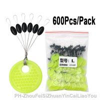 【DT】hot！ 600Pcs/Pack Rubber Stopper Fishing Float Bobber 2-8  Carp Accessories