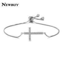 【hot】✆∋☁  NEWBUY Classic AAA  Adjustable Chain   Bangle Dropship Jewelry