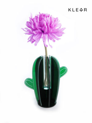 KlearObject Cactus Cylinder Vase แจกันดอกไม้ อะคริลิค รูปทรงกระบองเพชร แจกัน แจกันมินิมอล แจกันดอกไม้ แจกันใส่ดอกไม้ แจกันสไตล์ใหม่ แจกันเก๋ๆ