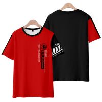 2023 new2023 New Anime DATE A LIVE Tokisaki Kurumi T Shirt Japanese Mens Fashion Women Loose 3D Printing Unisex Casual Short Sleeve Top Cosplay