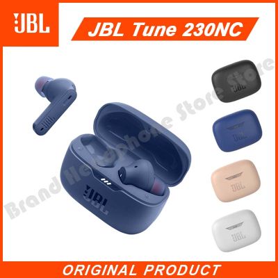 JB L Tune 230NC TWS หูฟังตัดเสียงรบกวน T230NC หูฟังสเตอริโอเบส ANC หูฟังกันน้ำชุดหูฟังพร้อมไมโครโฟนอัจฉริยะสำหรับเล่นกีฬา