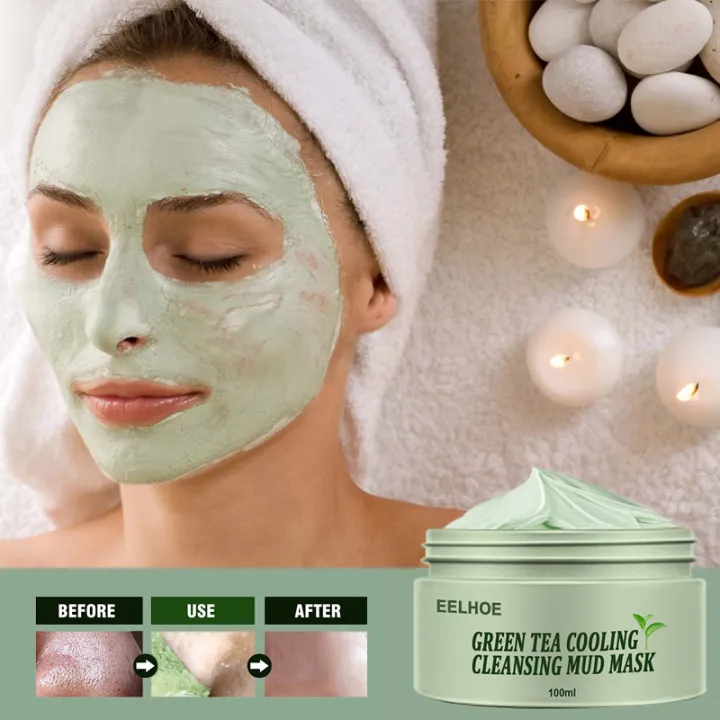 Eelhoe Original Green Tea Mask Stick Blackhead Removal Buang Blackhead 