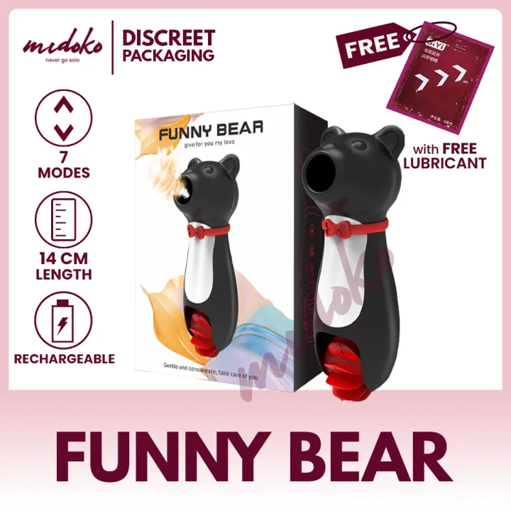 Midoko Cute Funny Bear Powerful Clit Sucker Sex Toys For Girls Sex Toys For Female | Lazada PH Midoko Cute Funny Bear Powerful Clit Sucker Sex Toys For Girls Sex Toys For Female | Lazada PH