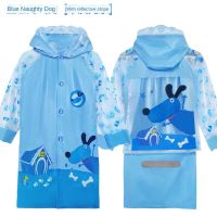 Raincoat for Kids Cartoon Animal Pupils Children Men and Women Kindergarten Baby Environmental Protection Poncho with School Bag