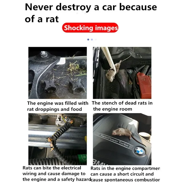 RAT OFF CAR REPELLENT SPRAY BY EMBRR 100ML ENGINE VEHICLE DEFENSE