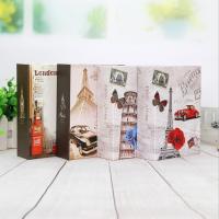 100 Pockets 4x6 inch Travel Photo Albums Interleaf Type Tower Pattern Paper Printed Cover Vintage Retro Albums  Photo Albums