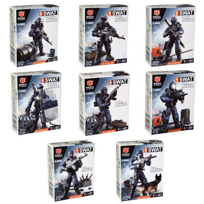 Xiangjun Military Man Building Blocks Model Shaying Special Team Special Model ของเล่นประกอบ XJ99020405