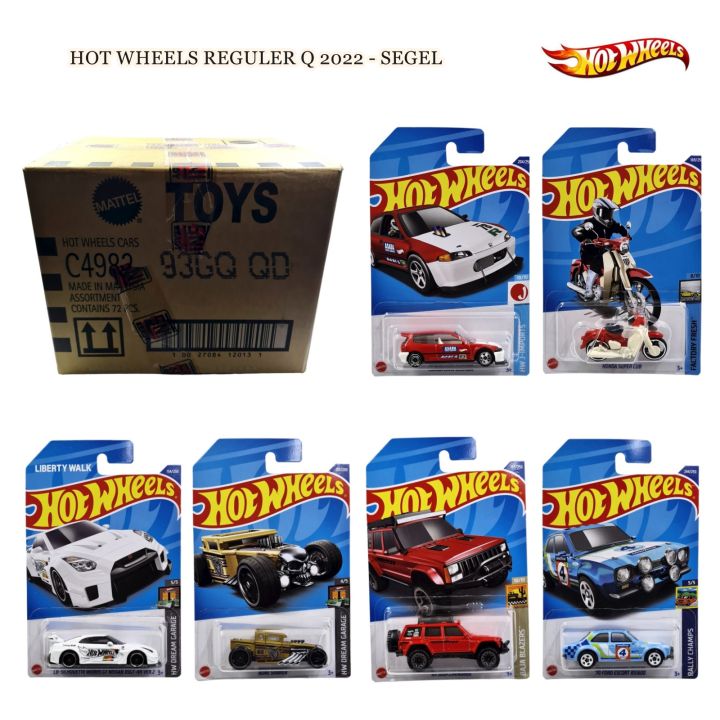 Hot Wheels Reguler Dus Lot Q Kartonan Segel Sni Lazada Indonesia