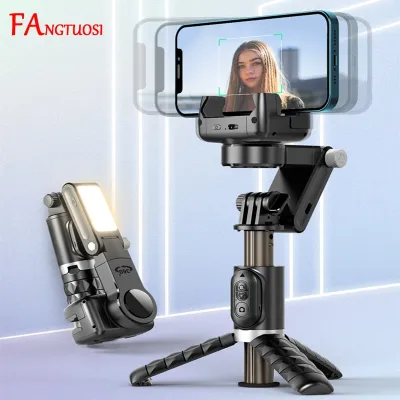 360โหมดการหมุนต่อไปนี้ถ่ายภาพแท่นยึดกล้อง Selfie ขาตั้งแบบสามขา Gimbal สำหรับ Iphone โทรศัพท์สมาร์ทโฟนการถ่ายภาพสด