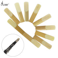 SLADE 10Pcs BB Clarinet Reed Bulrush Reeds Strength 2.5 Woodwind Mouthpiece Parts