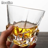 (Gold Seller) Transparent Crystal Whiskey Glass Cup Home Bar Supplies Beer Water Cup Party Hotel Wedding Glasses Gift Drinkware Accessories