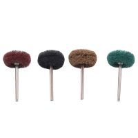 80Pcs/Set Mini Brush Scouring Pad Abrasive Wheel Grinding Sanding Head Buffing Polishing Wheel