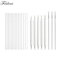 16pcs Mandala Dotting Pen Tools Set for Embossing Hook Line Brush Art Supplies Rock Painting Pottery Clay Modeling