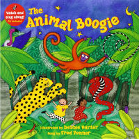 สัตว์ Boogie โดย Debbie Harter การศึกษาหนังสือภาพภาษาอังกฤษการเรียนรู้บัตรหนังสือนิทานสำหรับเด็กทารกของขวัญเด็ก