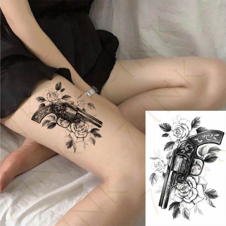 hot-dt-temporary-sticker-ancient-horn-tatto-flash-tatoo-fake-tattoos-for-men