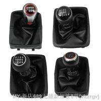 【CW】✘✧┋  5/6 Speed Car Shift Knob With Gaitor Boot Cover Polo 9N 9N2 2002 2003 2004 2005 2006 2007 2008 2009