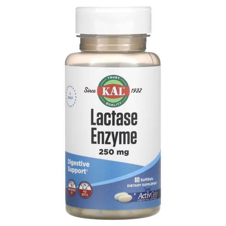 Lactase Enzyme, Lactose Intolerance, 60 Softgels Lazada PH