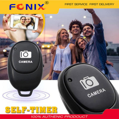 FONIX แบบชาร์จมินิบลูทูธเข้ากันได้การควบคุมระยะไกลไร้สายควบคุมตนเองจับเวลากล้องติดชัตเตอร์ที่วางจำหน่ายเซลฟีปุ่ม