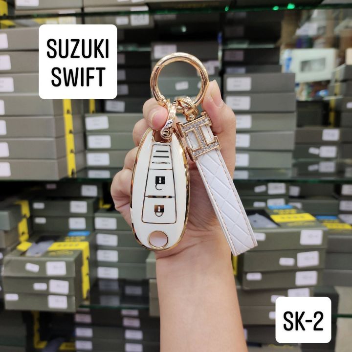 suzuki-swift-ปลอกกุญแจ-เคสกุญแจ-รถยนต์-tpu-พร้อมพวงกุญแจ-ราคาพิเศษ-ส่งจากไทย