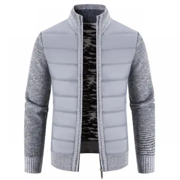BULUOLANDI Winter Cardigan Sweater Men's Fashion Casual V-Neck Knitted Sweater  Jacket Men Sweaters