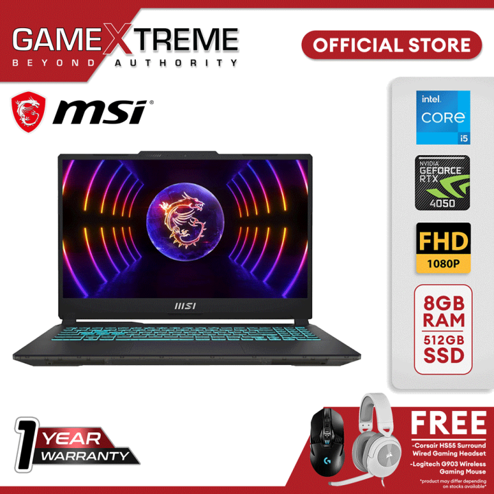 MSI Cyborg 15.6"144hz Gaming Laptop Intel Core I5-12450H 8GB 512GB SSD ...