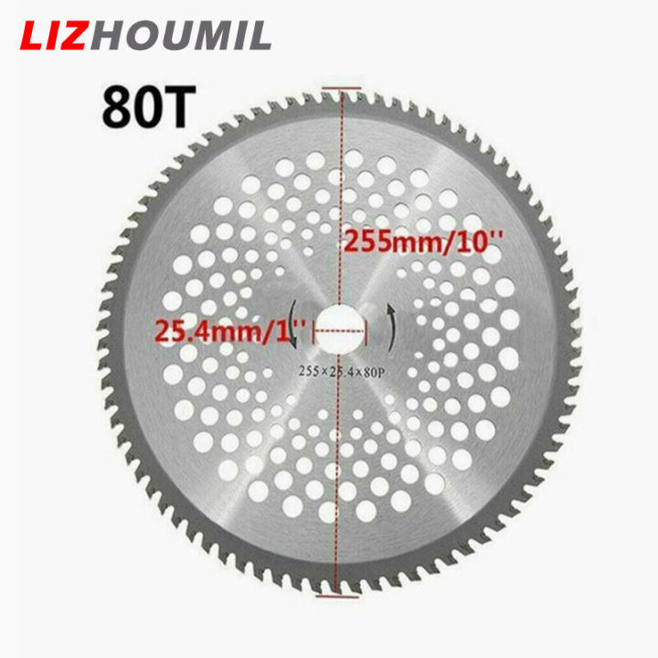 lizhoumil-10-x-80t-ปลายแปรงใบมีดทนความร้อนชิ้นส่วนอะไหล่สำหรับเครื่องตัดเล็มวัชพืชกิน