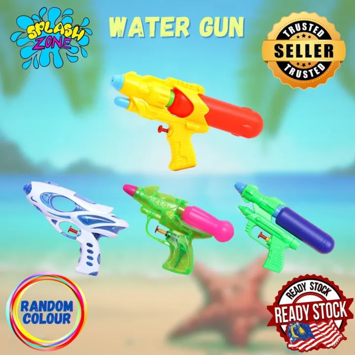 Colourful Water Gun Summer Beach Pistol Air For Swimming Pool Bath Toys ...