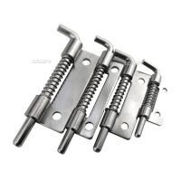 【LZ】 304 Stainless Steel Loaded Hinge Bisagras Security Spring Bolt Barrel Latch For Industrial Welding Distribution Cabinet Hardware