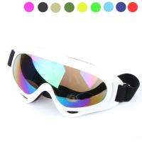 Colorful frame multi color ski glasses X400 anti ultraviolet and windproof sports ski glasses snow goggles