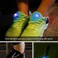 [HOT EXQQUZIOWGWD 116] ไฟเตือนความปลอดภัยสำหรับกีฬากลางแจ้ง Night Running Walking Cycling LED Luminous Shoe Clip Light Bike Bicycle Accessories