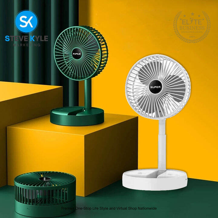 Telescopic Folding & Portable Multifunction Rechargeable Fan | Lazada PH