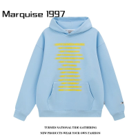 Marquise1997 เสื้อฮู้ด เสื้อแขนยาวอบอุ่น หลวมและสบาย แฟชั่น น่ารัก คลาสสิค ทันสมัย WWY2392SDN 38Z230921