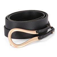 European and American Mini U-shaped Horseshoe Buckle Belt Ins Coat Decorative Windshield Pliers Lady Small Version Waist Seal