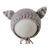 №۩ lbfdjq Newborn fotografia adereços bebê dos desenhos animados mohair chapéu tecido malha crochê gorro 97bc