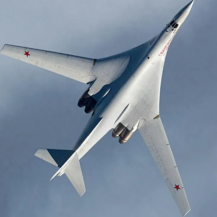 1100 DIY Tu160 Blackjack Bomber Craft Aircraft 3D Paper Model Kits