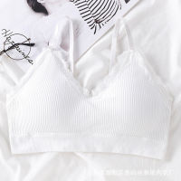 Underwear Wrapped Top Plus Size Bra Wrap Chest Crop Top Summer Bra Comfortable Padded Shirt Top Women Bra Bra