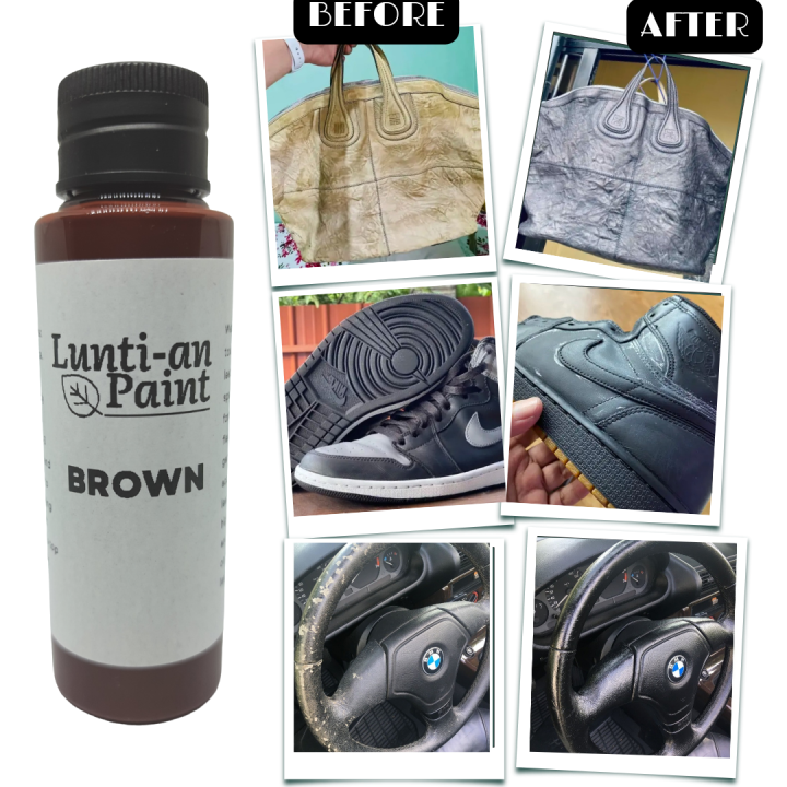 Brown Leather Dye Quick dry and dye paint for your Shoes