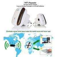 ตัวขยายสัญญานอินเตอร์เน็ตบ้าน ผ่านWifi  ความเร็ว  300Mbps Wireless-N Wifi repeater ช่วยกระจายสัญญาณแทนการเดินสายLAN ไปได้ไกล 50-100 เมตร