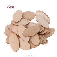 【YF】◕◕  10/20/30pcs Oval Slices Chips Unfinished Cutout Name Tags Scrapbooking Crafts Projects D25 20 Dropshipping