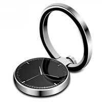 Finger Ring Holder Metal Clocks Rotatable Anti-falling Grip Phone Stand