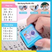 Con lăn tạo phép tính cộng trừ tự động tặng kèm mực cho bé học toán