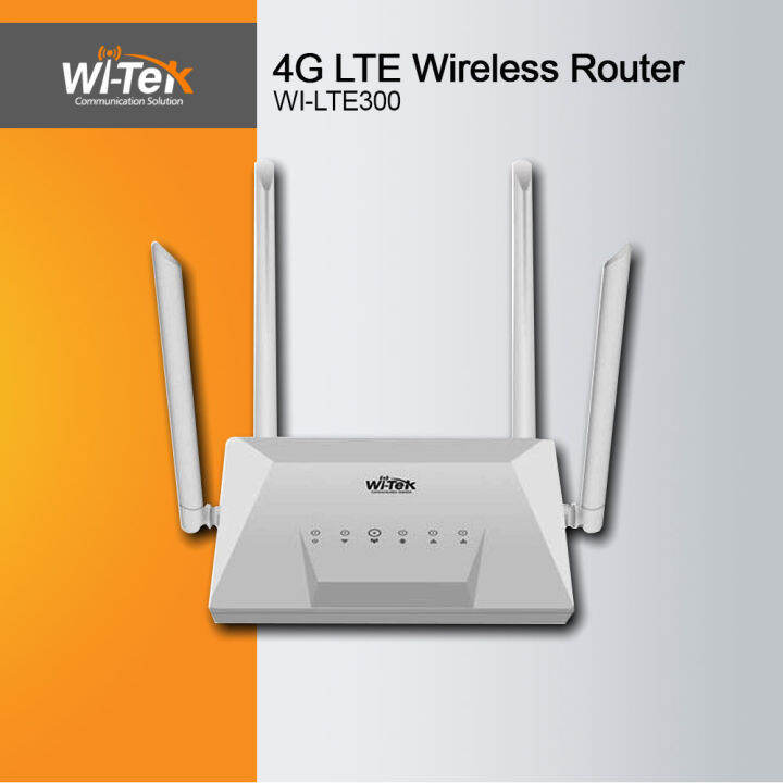 WiTek WILTE300 4G router with WiTek SIM slot Witek by EJD Lazada PH