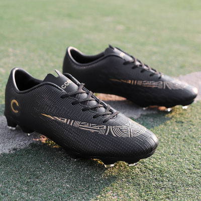 New Arrivals Professional Soccer Shoes For Men Black Male Football Soccer Shoes Lightweight Mens Indoor Soccer Shoes