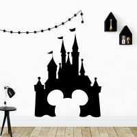 Creative Castle Adhesive Vinyl Waterproof Wall Art Decal Kids Room Nature Decor Waterproof Wall Art Decal muursticker Stickers