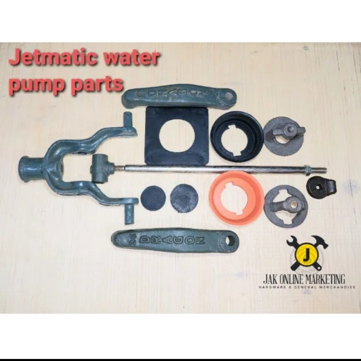 Jetmatic hand pump parts / piyesa - shaft double rod head/tee lower and ...